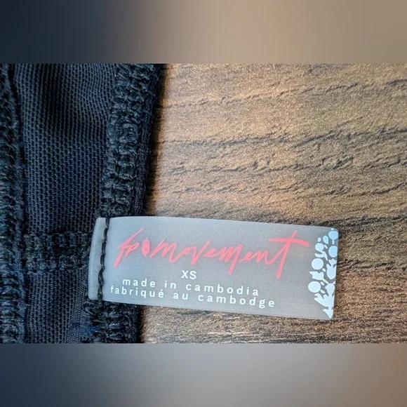 Free People Movement Ruffle Me Up Shortie Black Size XS - Picture 9 of 13